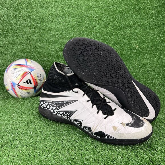 Nike Men’s Size 10.5 Hypervenomx Proximo TF Turf Soccer Futbol Shoes 747486-100 - Picture 1 of 17